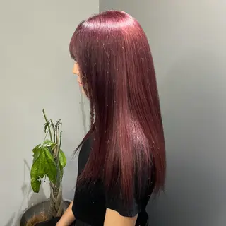 ロング カラー ヘアアレンジ fifth 石川 凪のヘアスタイル