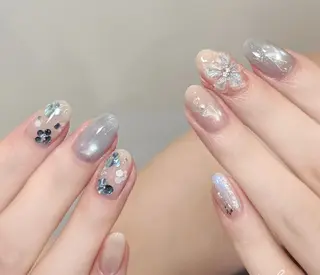 ネイル By moonネイル 🌷ワンホン/韓国風のネイルデザイン