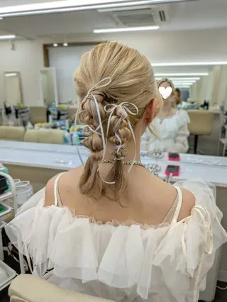 セミロング YUMEYAKATA 五条店のヘアスタイル