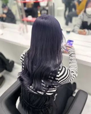 ロング カラー 💛ハイトーン 色落ち可愛い💛のヘアスタイル