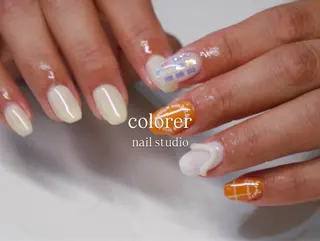 ネイル 𐂃 colorer𐂃のネイルデザイン
