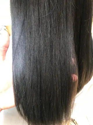 セミロング カラー パーマ ヘアアレンジ 松田 亮葉のヘアスタイル