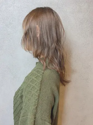 ミディアム 丸山 晶平のヘアスタイル