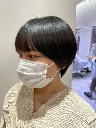 ショート ARMONY秋山輝也 コテ巻き風パーマ特化のヘアスタイル