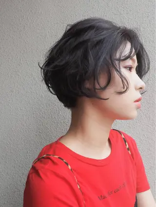 ショート パーマ SHE. hairdesignのヘアスタイル