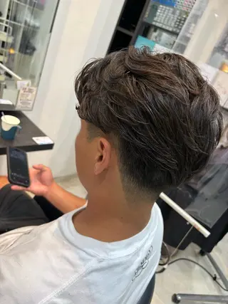 ショート パーマ 美容室シャルム⭐️ 清水 勇希🩷のヘアスタイル
