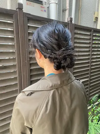 ミディアム ヘアアレンジ 小原 慧美のヘアスタイル