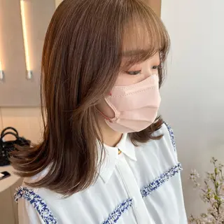 ミディアム 恒松 大毅のヘアスタイル
