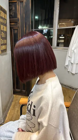ショート 大阪／ハイトーン ／アレンジ／りなのヘアスタイル