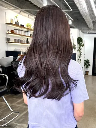 ロング カラー 暖色系特化さくら /福岡天神/レイヤーのヘアスタイル