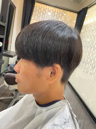 メンズ ナチュラルヘア 神田一瑳のヘアスタイル
