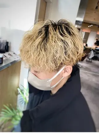 ミディアム 石川 大瑚のヘアスタイル