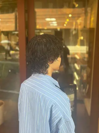 ミディアム 天川 満博のヘアスタイル