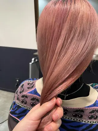 ロング カラー 大人ボブと似合 わせカラー/馬場 翼のヘアスタイル