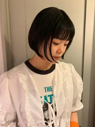 ショート ムナカタ アカリのヘアスタイル
