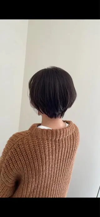 ショート 縮毛矯正×髪質改善 小笠原大樹のヘアスタイル