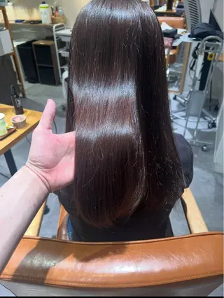 ロング カラー 笠原 裕貴のヘアスタイル