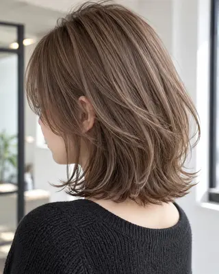 カラー ✨東浦 透明感カラー デザインカラーのヘアスタイル