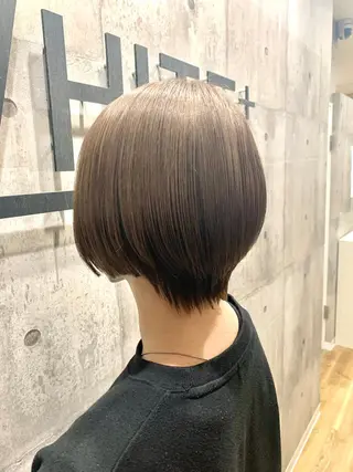 ショート カラー 髪質改善/ウスイ アイキ/_WHITEのヘアスタイル