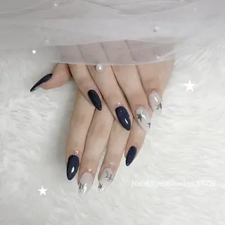ネイル KANA🐬ワンホン ネイル🩵当日予約○のネイルデザイン