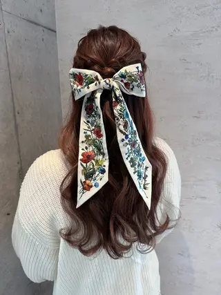 ヘアアレンジ はやしほのか| ヘアセット×カラーのヘアスタイル