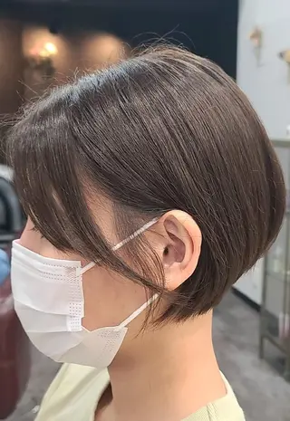 ショート カラー 井澗 修二のヘアスタイル
