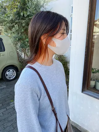 ミディアム ma koのヘアスタイル