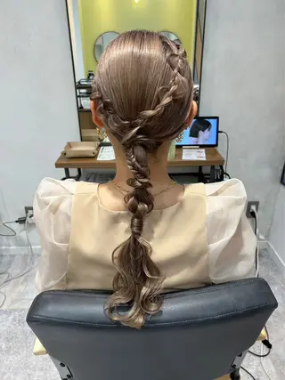 ヘアアレンジ 堀内 菜々美のヘアスタイル