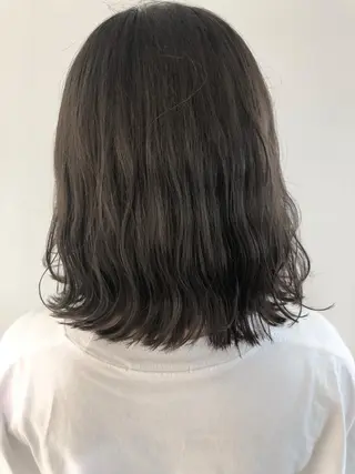 ミディアム カラー 韓国hair ·͜· watanabeのヘアスタイル