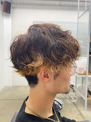 パーマ メンズ 中村 ひなののヘアスタイル