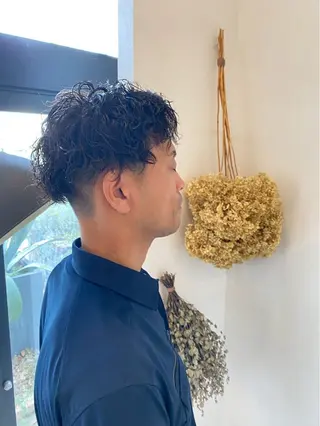 ショート 【本陣】カット モデル/朝岡 慧のヘアスタイル