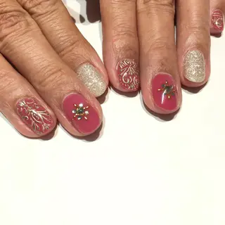 ショート カラー ネイル Nailist Ayaのネイルデザイン
