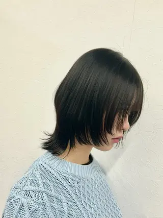 ミディアム 出河 拓のヘアスタイル
