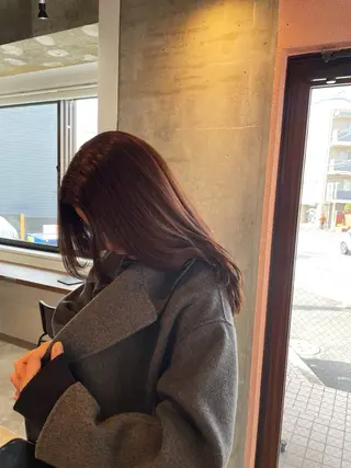 セミロング カラー 🫧 momokaのヘアスタイル