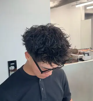 ショート パーマ 博多メンズパーマ特化 ベップハルキのヘアスタイル