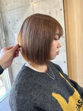ミディアム カラー DAIKIベージュ 🍂レイヤーカットのヘアスタイル