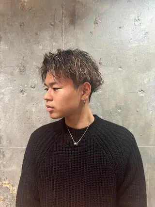 ショート パーマ メンズ メンズ専門 Ryukiのヘアスタイル