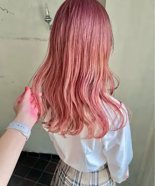 カラー 《原宿》暖色カラー kokoaのヘアスタイル