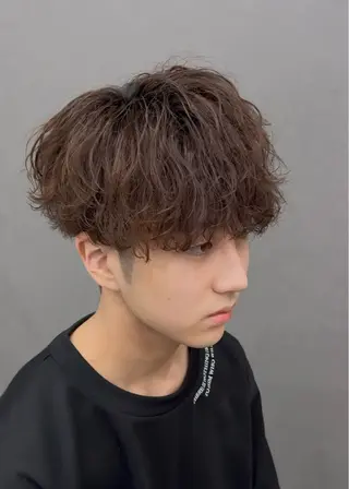 パーマ メンズ &tigre 佐藤秀太のヘアスタイル
