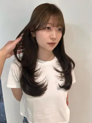 ロング カラー nanase / レイヤーカットのヘアスタイル