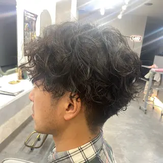 パーマ メンズ ラゾアミスタ🕊 さとう ななほのネイルデザイン