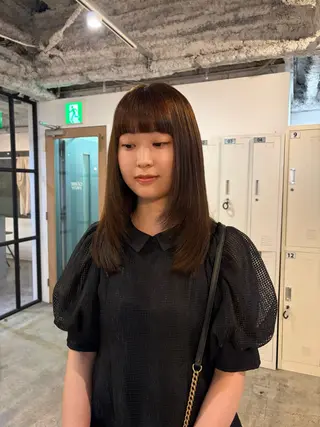 ミディアム 🧣misaki 🧣のヘアスタイル