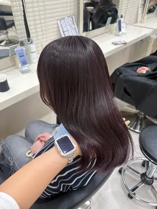 ロング カラー ヘアアレンジ 💟RINNA 艶カラー💟のヘアスタイル
