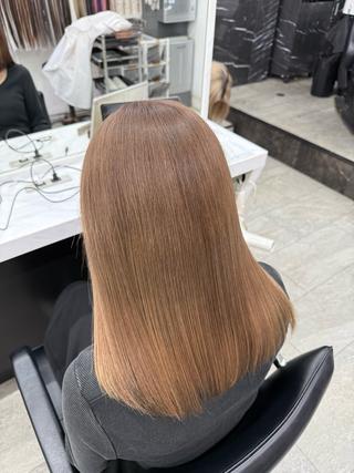 ミディアム カラー 🩶ハイトーン × プルエク🩶MIWAのヘアスタイル