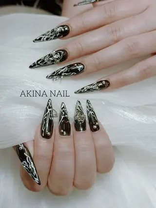 ロング Akina Nail 亀戸のネイルデザイン