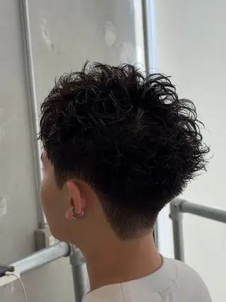 パーマ メンズ 🌀メンズパーマ/シ ョート/きらり🌀のヘアスタイル