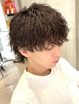 ショート パーマ メンズ SENTA✨メンズ パーマ✨fifth栄のヘアスタイル