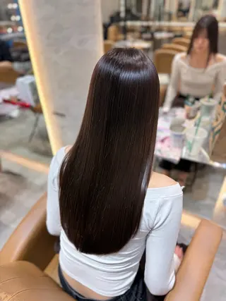 セミロング RYU/レイヤー /透明感艶カラーのヘアスタイル