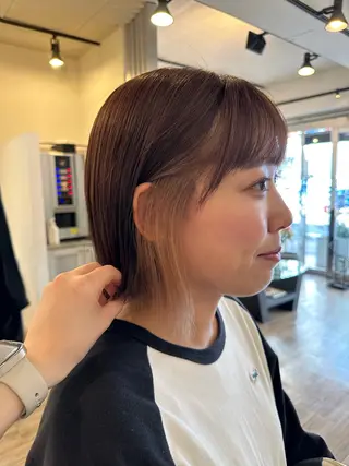 ショート sato ayaka |透明感カラー🫧のヘアスタイル