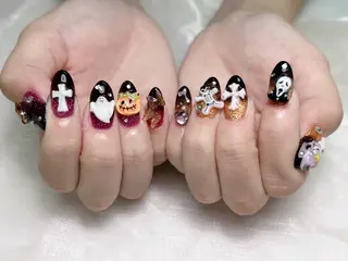 ネイル lucky nail 歌舞伎町のネイルデザイン